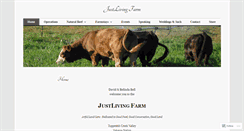 Desktop Screenshot of justlivingfarm.org