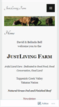 Mobile Screenshot of justlivingfarm.org